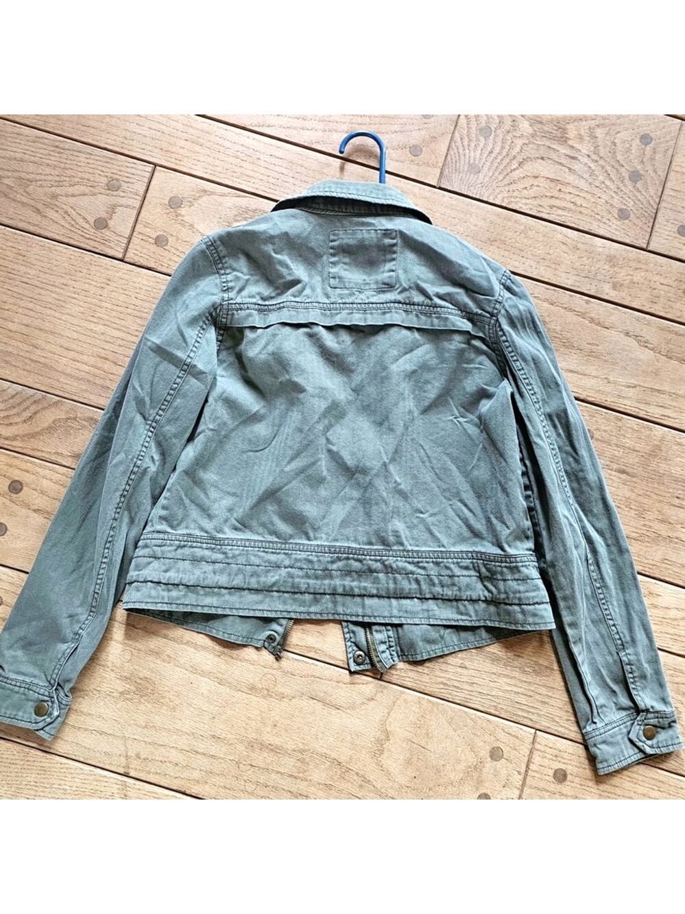 Mudd Khaki Green Women's Jacket - Picture 2 of 2